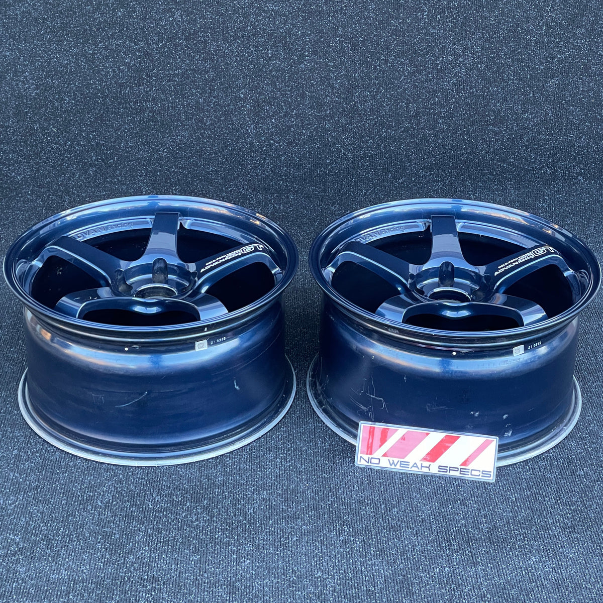 PAIR - Advan GT Premium - 18x9.5 +22 – No Weak Specs