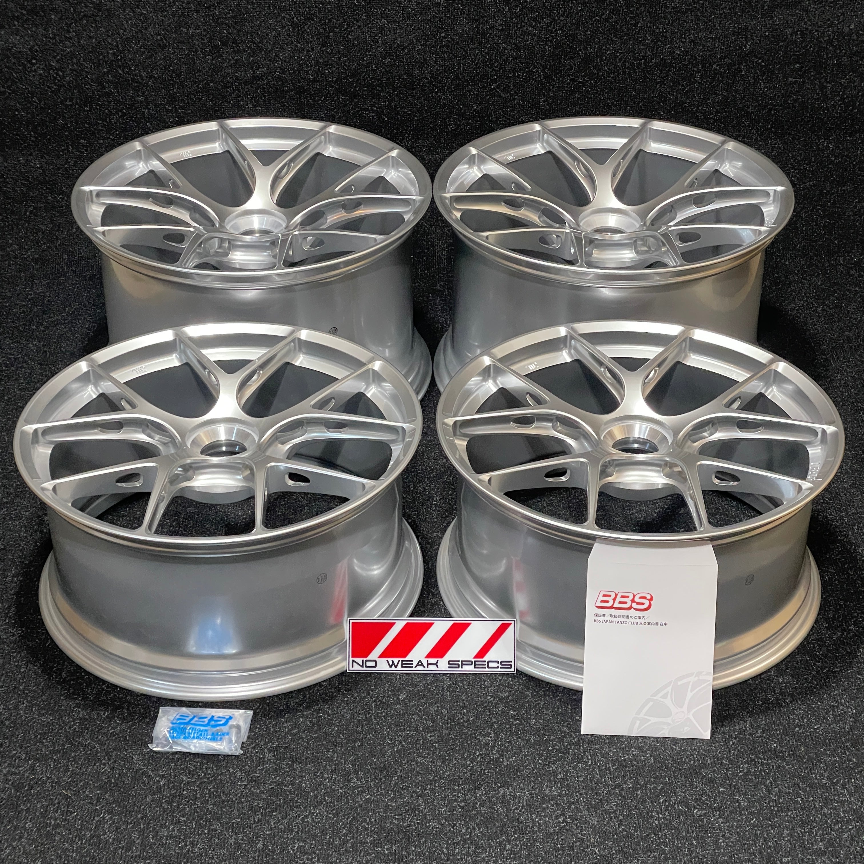 NEW - BBS FI-R- 20x9.5/21x12.5 – No Weak Specs