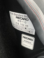 PAIR - Recaro RS-G Alcantara + Red Stitch